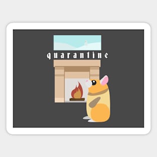 Hamster Quarantined Magnet